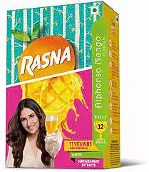 RASNA ALPHONSO MANGO FLAVOUR 20GM+25ML(32 GLASS) 1 PACK