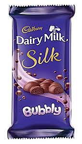 CADBURY SILK BUBBLY 120GM