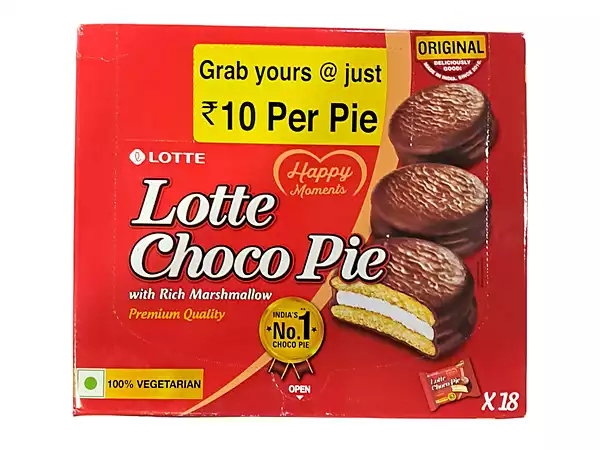 LOTTE CHOCO PIE 23GM PACK OF 18