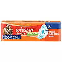 WHISPER CHOICE REGULAR 6PADS