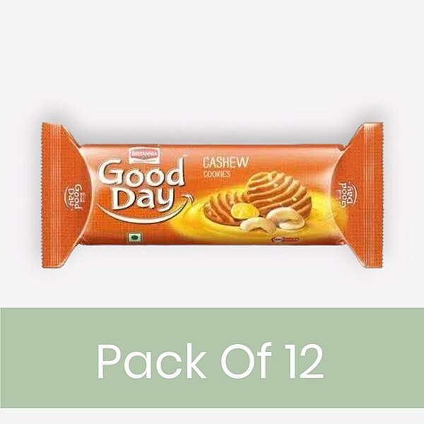 BRITANNIA GOOD DAY RS.10 PACK OF 12