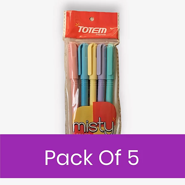TOTEM MISTY BALL PEN RS.5 PACK OF 5