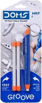 DOMS GROOV RETRACTABLE ERASER