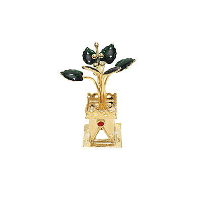 Silver Tulasi Madam / Tulsi Plant (Gold Plated) Silver Tulasi Madam / Tulsi Plant (Gold Plated)