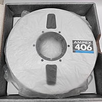 Ampex - 2" X 2500' NAB Metal 10.5" Reel Audio Tape - AMX-406-10 Ampex - 2" X 2500' NAB Metal 10.5" Reel Audio Tape - AMX-406-10