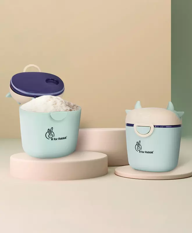 R For Rabbit - First Feed Crescent - Meal Box - Green