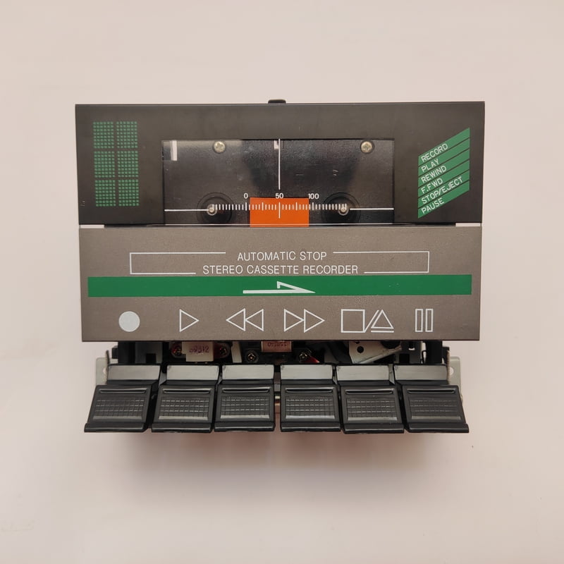 Auto Stop Stereo Cassette Deck Mechanism - RX-39