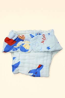 6-Layer Muslin Nappies – Pack of 3 (Assorted Designs) 6-Layer Muslin Nappies – Pack of 3 (Assorted Designs)