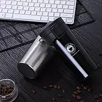 Vacuum Insulated Stainless Steel Tea Coffee Mug Thermos Flask Travel Mug 350 ML with Flip Lid Mesh Filter Hot and Cold for 6 Hours