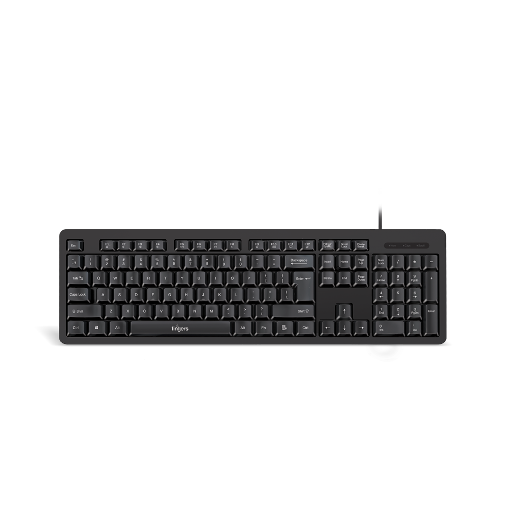 Fingers FabClicks Wired Keyboard
