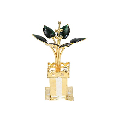Silver Tulasi Madam / Tulsi Plant (Gold Plated) Silver Tulasi Madam / Tulsi Plant (Gold Plated)