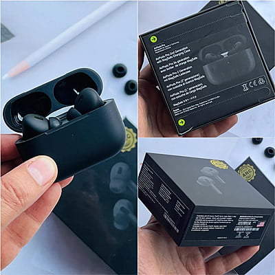 IMPORTED AirPods Pro (2nd Generation) with MagSafe Case (USB‑C) ​​​​​​​(Black) IM