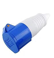 16A/3Pin Industrial Socket straight type- Single Phase (only socket )