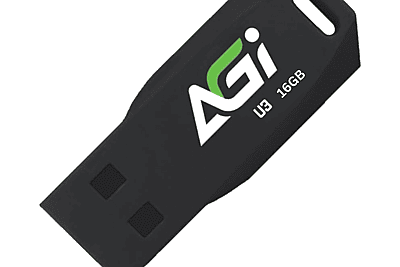 AGI USB External Memory, Portable,16 GB, Black, UP138