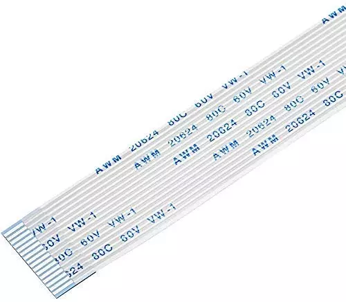 16 Pin 0.5mm Pitch 200mm Same Side Connection FFC Ribbon Flexible Flat Cable