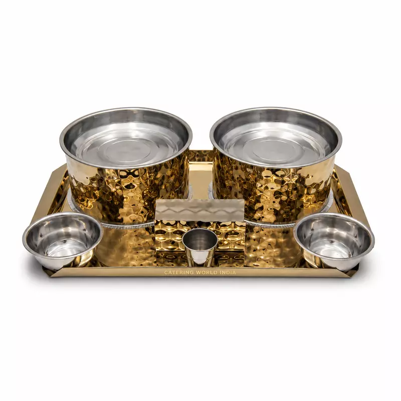 SNACK WARMER DOUBLE REG GOLD WP