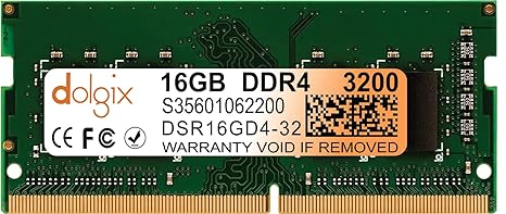Dolgix 16GB DDR4 3200MHz Laptop/Notebook RAM