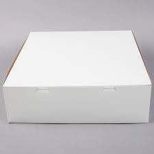 Qson Cake Box 16x16x5 White Plain Qson Cake Box 16x16x5 White Plain