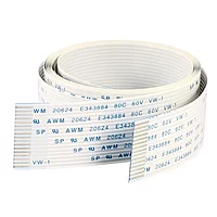 17 Pin 1mm Pitch 152mm Reverse Side Connection FFC Ribbon Flexible Flat Cable