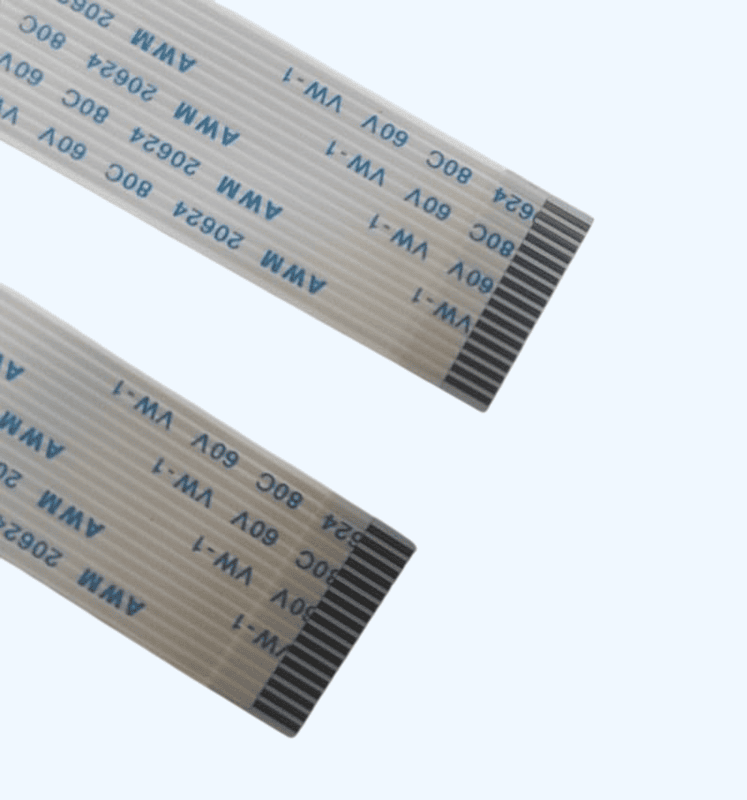 17 Pin 1mm Pitch 200mm Same Side Connection FFC Ribbon Flexible Flat Cable