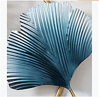 DAD Iron Double IRIS Decorative Showpiece for Wall Decor - Size 38 * 2 * 20 Inch