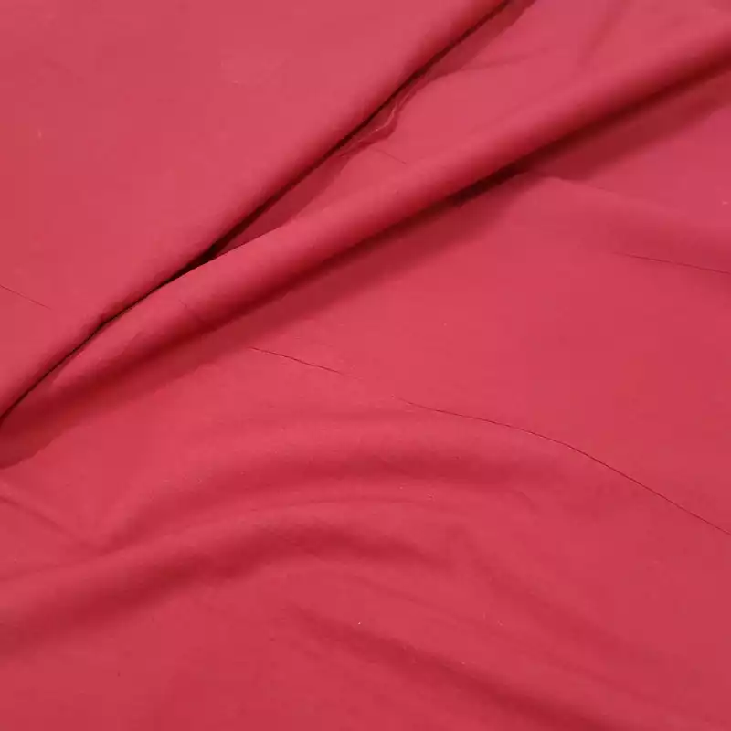 Silket Cotton Plain Fabric (Water Melon Red)