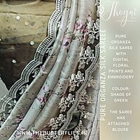 PURE ORGANZA SAREE DCMSORZ22747