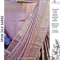 BEAUTIFUL SPUN SILK SAREE  SRCSFSC24535