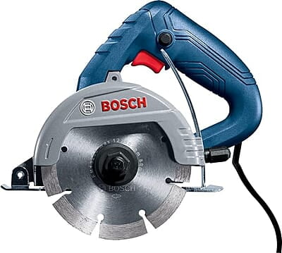 Bosch GDC 141 Corded Electric Diamond Tile/Marble Cutter, 1,450W, 125 mm Disc Dia., 12,000 rpm, Double Insulation, Overload Capacity, 3 kg + Hex Key & Hexagon Socket Wrench, 1 Year Warranty