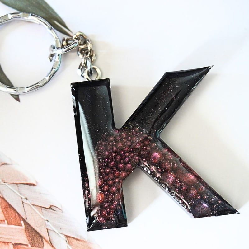 'K' AMANTE DEL COSMOS LETTER KEYCHAIN 'K' AMANTE DEL COSMOS LETTER KEYCHAIN