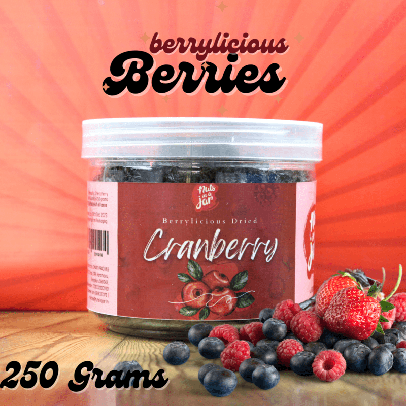 Berrylicious Dried Cranberry Whole 250 Grams