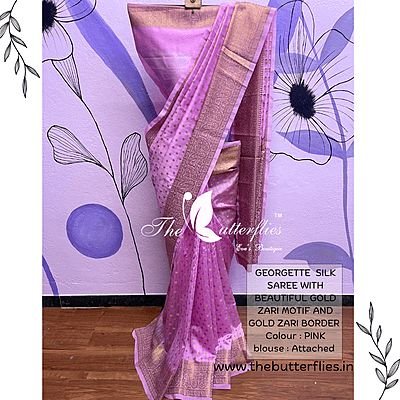 GEORGETTE  SILK SAREE USTSGRS23424