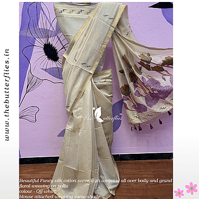 FANCY SILK COTTON SAREE MHTSSCS24330
