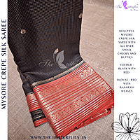 CREPE SILK SAREE NISSCRE24668