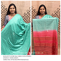 PURE TUSSER SILK SAREE YBRSTES24722
