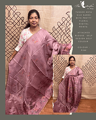 KOTA TUSSER SILK SAREE KKISKOT25154