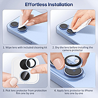 ZigDeal iPhone 17 Camera Lens Protector – Scratch Resistant | Clear Protection