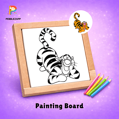 Cute Tiger Coloring