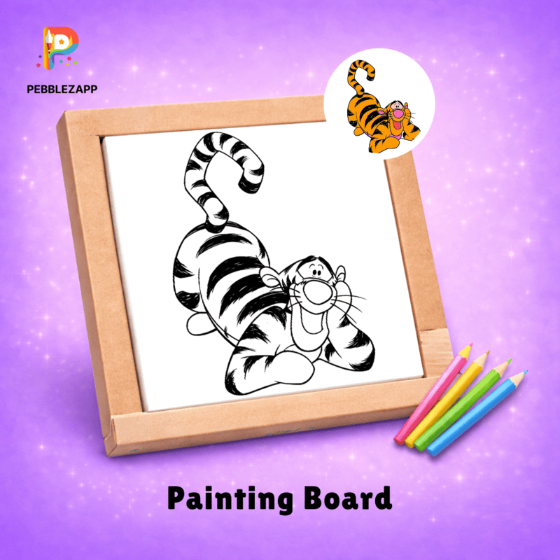 Cute Tiger Coloring