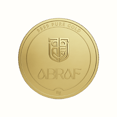 ABRAF 8 gram 24 Karat Gold Coin 999.9