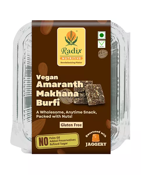 Amaranth Nut Burfi - 200 g | with Jaggery | Vegan | Gluten Free