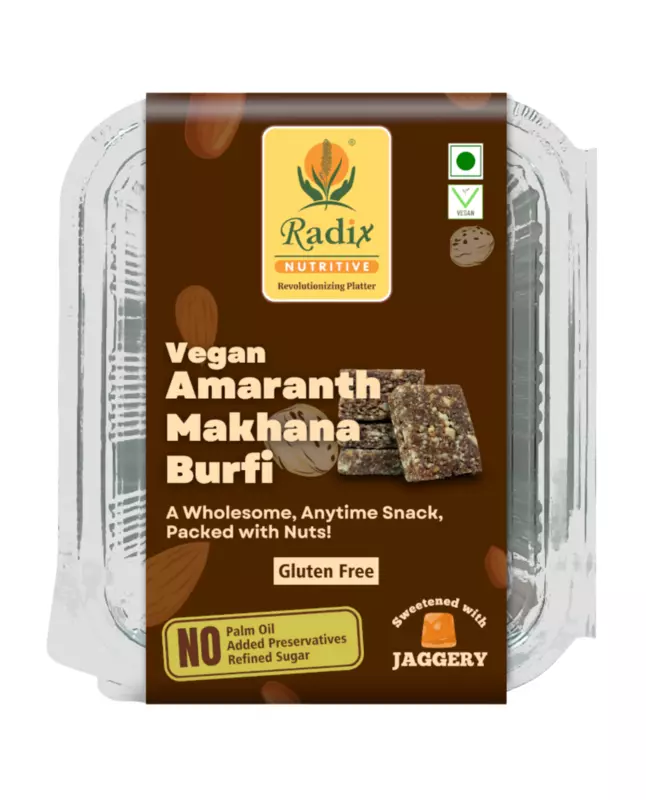 Amaranth Nut Burfi - 200 g | with Jaggery | Vegan | Gluten Free