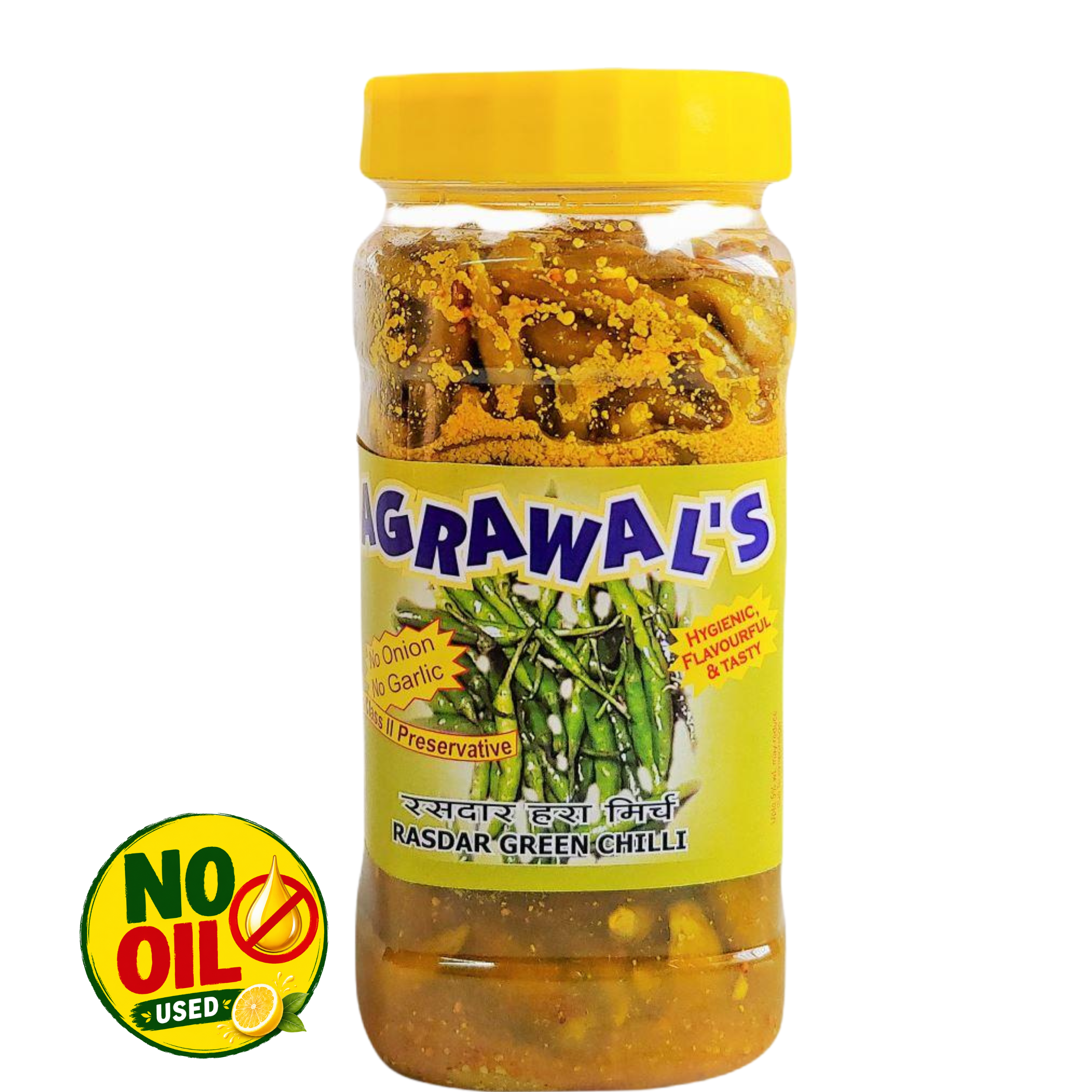 AGRAWAL'S Rasdar Green Chilli Pickle