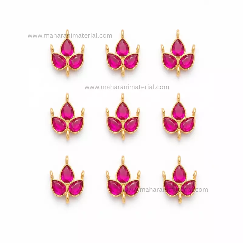 Leaf Kundan Hook {9Rs pp}