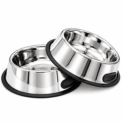 Anti Skid stainless steel bowl  - Pack of 2