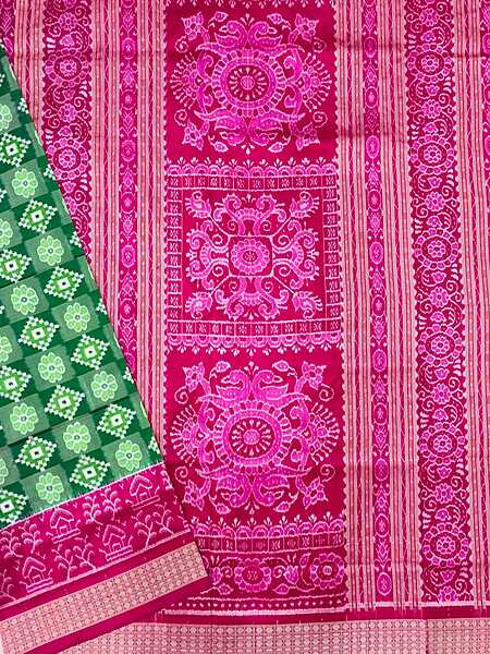 MINI SAKTA SILK SAREE-GREEN