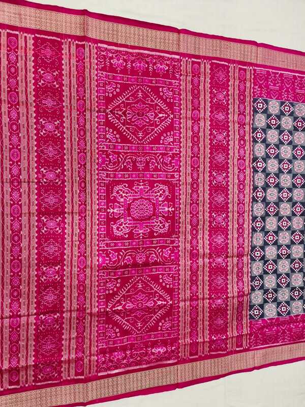 MINI SAKTA SILK SAREE-BLUE