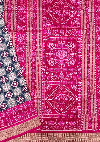 MINI SAKTA SILK SAREE-BLUE