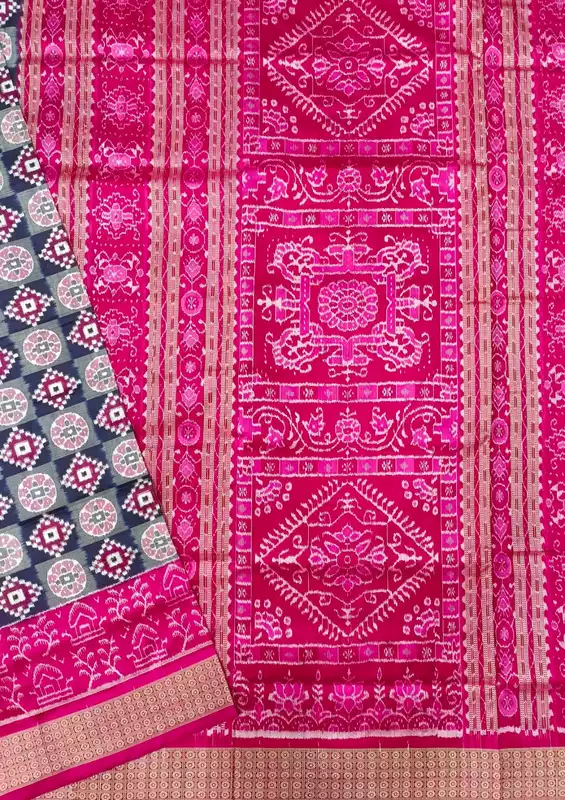 MINI SAKTA SILK SAREE-BLUE