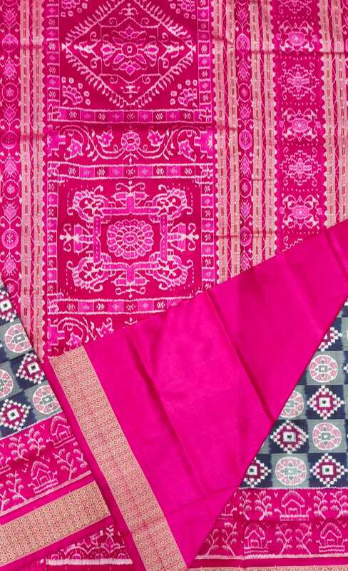 MINI SAKTA SILK SAREE-BLUE